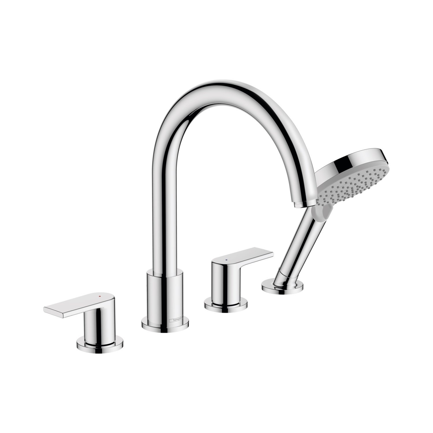 Hansgrohe Badrandmengkraan Vernis Shape 4-Gats Chroom