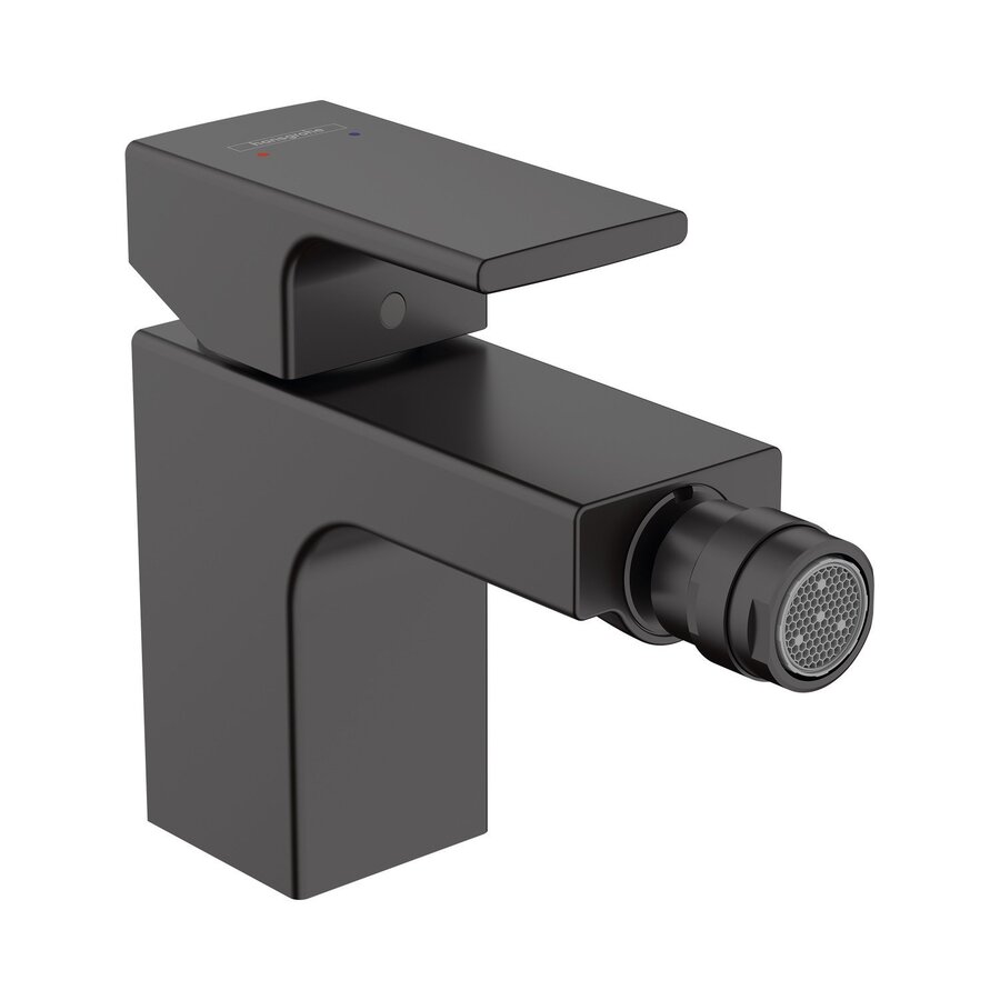 Bidetkraan HansGrohe Vernis Shape Eengreeps Zinc Mat Zwart