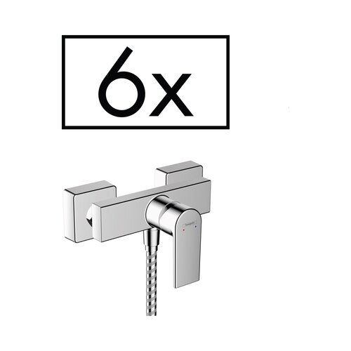 Douchekraan Opbouw HansGrohe Vernis Shape Eengreeps Projecten 6 Stuks Chroom 