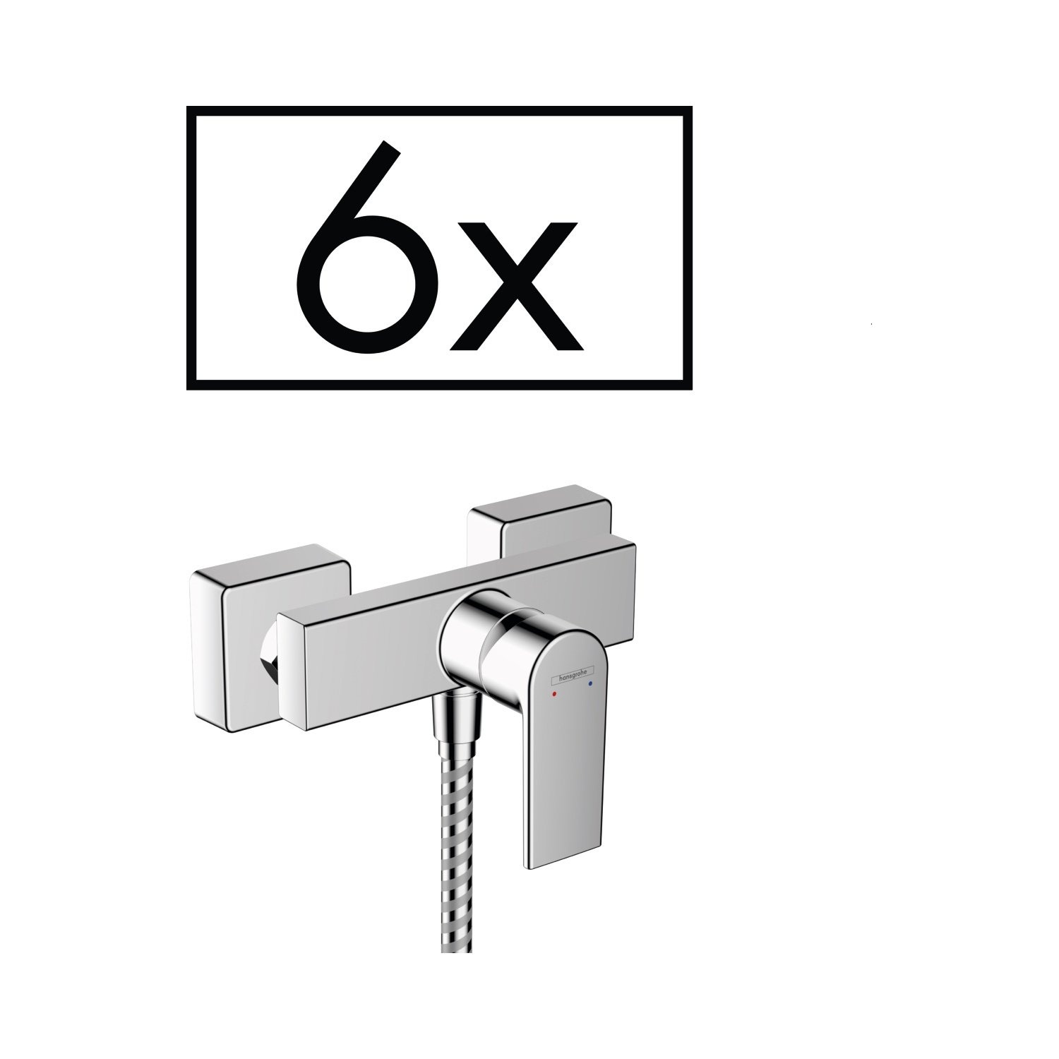 Hansgrohe Douchekraan Opbouw Vernis Shape Eengreeps Projecten 6 Stuks Chroom