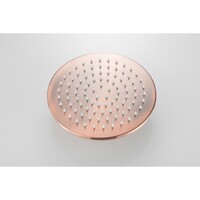 Hoofddouche AquaSplash Vision Rond 20 cm Geborsteld Koper