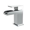 Wastafelmengkraan Aquasplash Colorato Vierkant Eenhandel Square Waterval Chroom