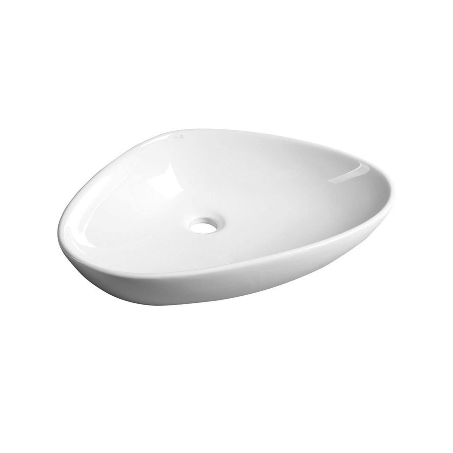 Waskom Sapho Teruel 58.5x39x14 cm Keramiek Wit Sapho
