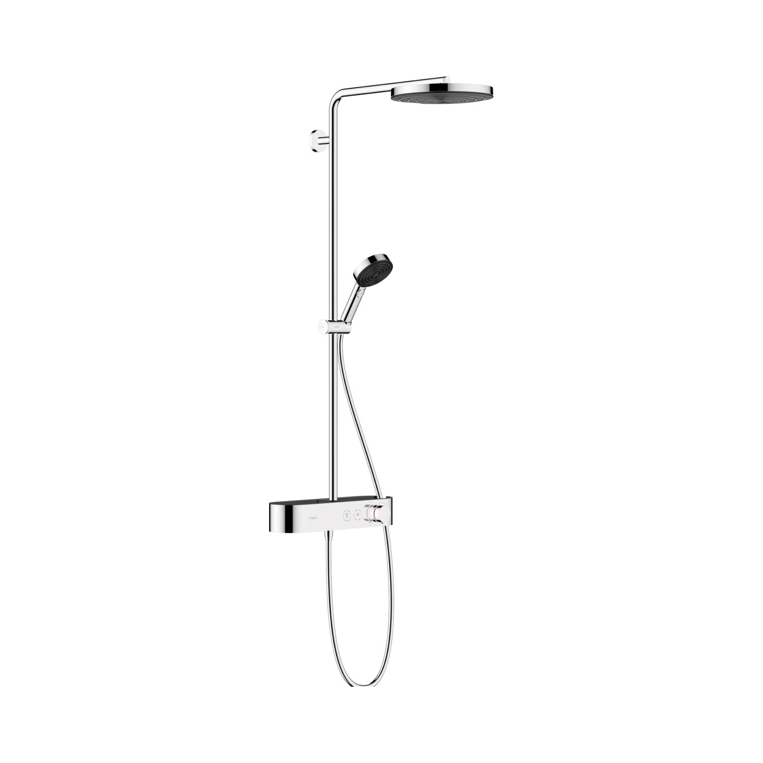 Hansgrohe Regendouche set Pulsify S Showerpipe 260 1 Jet Met ShowerTablet Select 400 Chroom