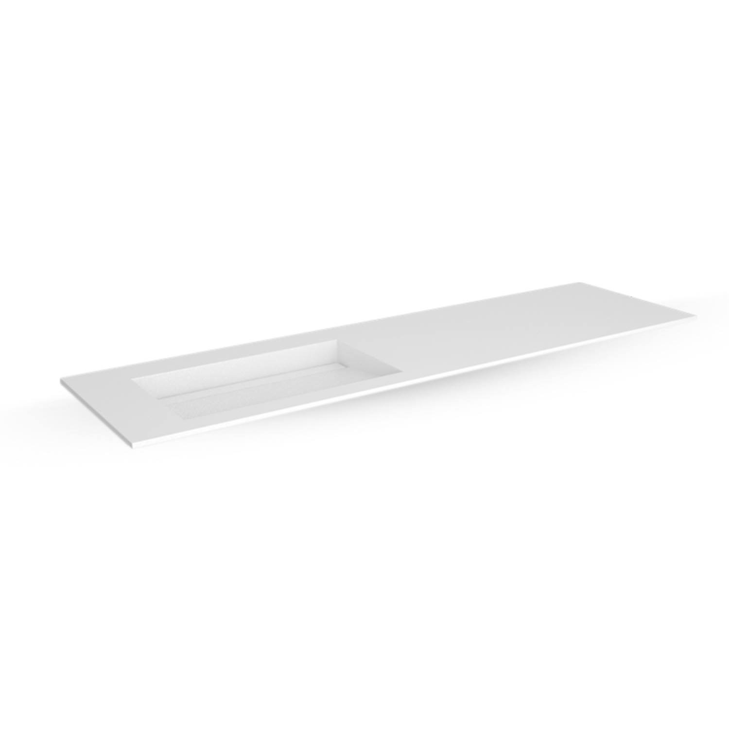 Wastafel EH Design Slimline Vanity Basin Lillaz Special 1300x450x12 mm Mat Wit EH Design
