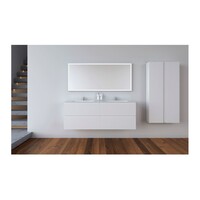 Wastafel EH Design Slimline Vanity Basin Lillaz Special 1300x450x12 mm Mat Wit