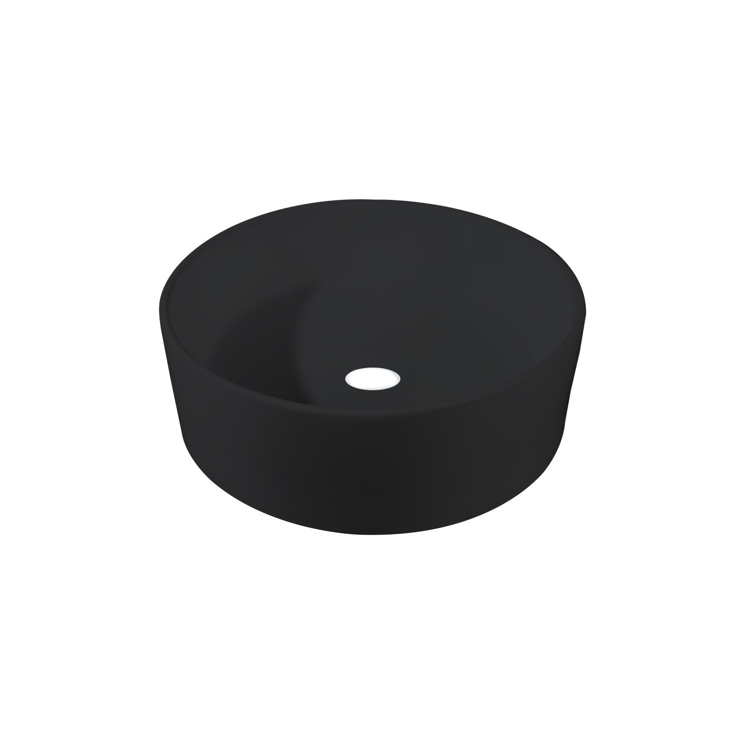 Best Design Waskom Breela 40 cm Rond Mat Zwart