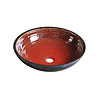 Sapho Waskom Sapho Attila Rond 42.5x14 cm Keramiek Rood