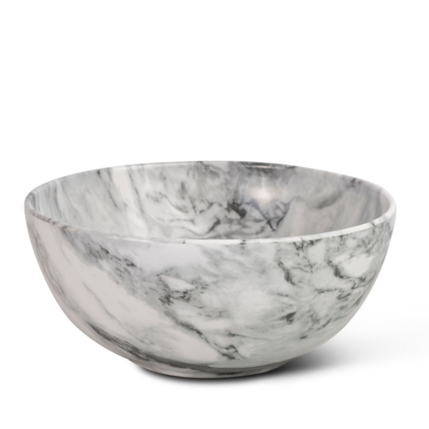 Waskom Globo T-Edge Rond 37x16 cm Zonder Overloop Arabescato Grigio Globo
