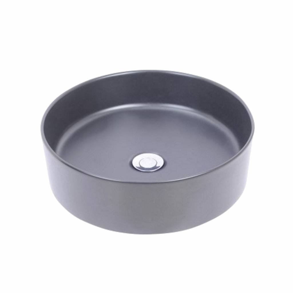 Waskom Liber Opzet Model Rond Diameter 40 cm Zwart Aqua Splash
