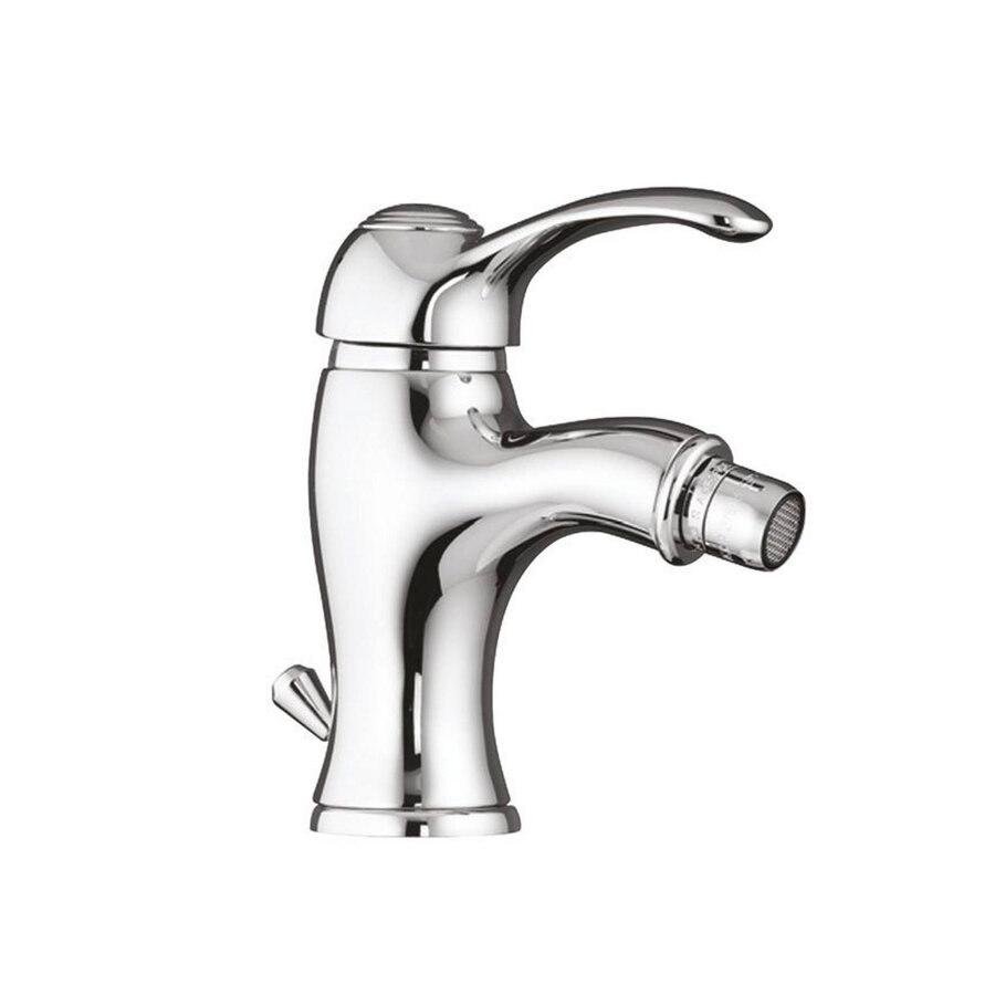 Bidetmengkraan Sapho Kirk� 1-hendel Gebogen 16.6 cm Chroom (incl. clickwaste)