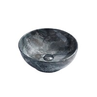 Opbouw Waskom Creavit Aloni Rond Model 41x18 cm Antraciet