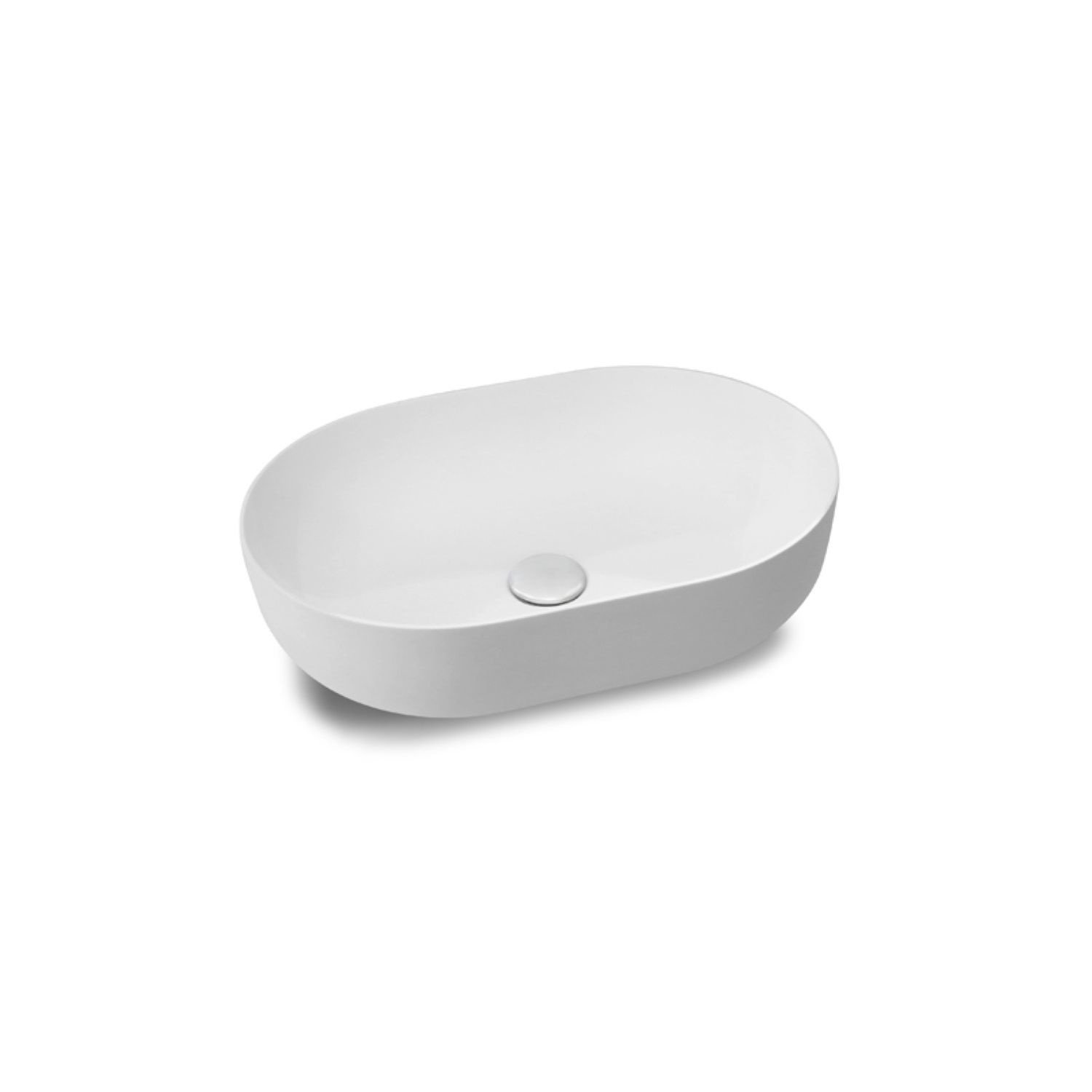 Wastafel EH Design Sacile Thin Edge 500x350x135 mm Solid Surface Mat Wit EH Design