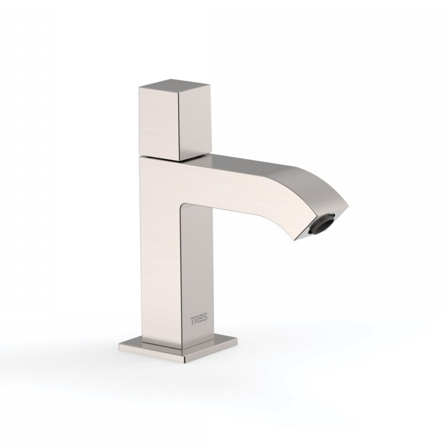 Fonteinkraan Tres Cuadro Exclusive Vierkant 1 Waterleiding of Voormengsysteem RVS Tres