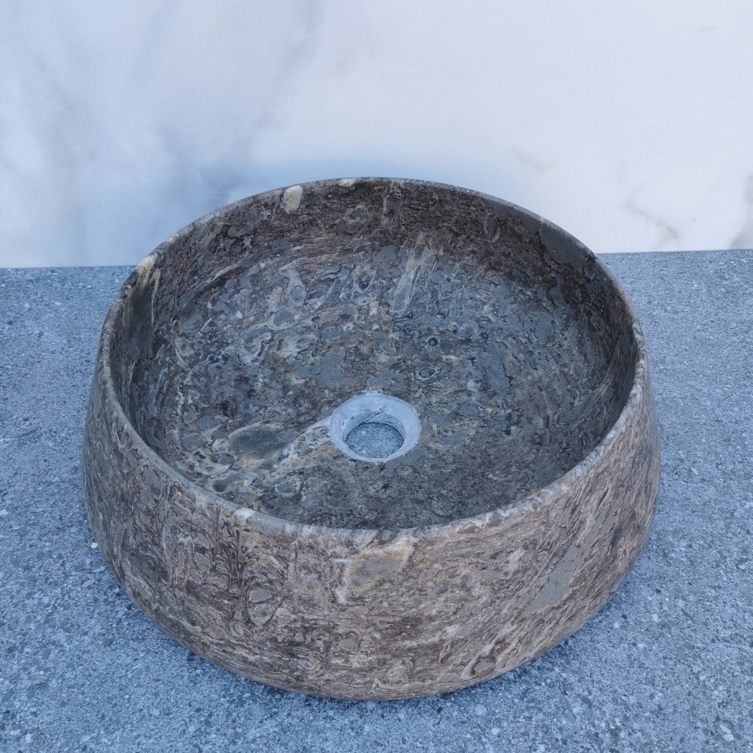 Waskom Sanilux Opzetkom 41x13 cm Zilver Sanilux