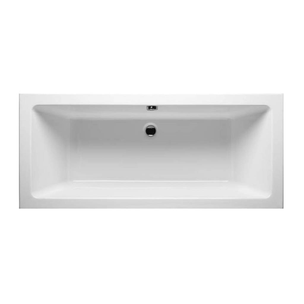 Ligbad Duo Saturnus Inbouw 190X90X49 cm Wit Aqua Splash