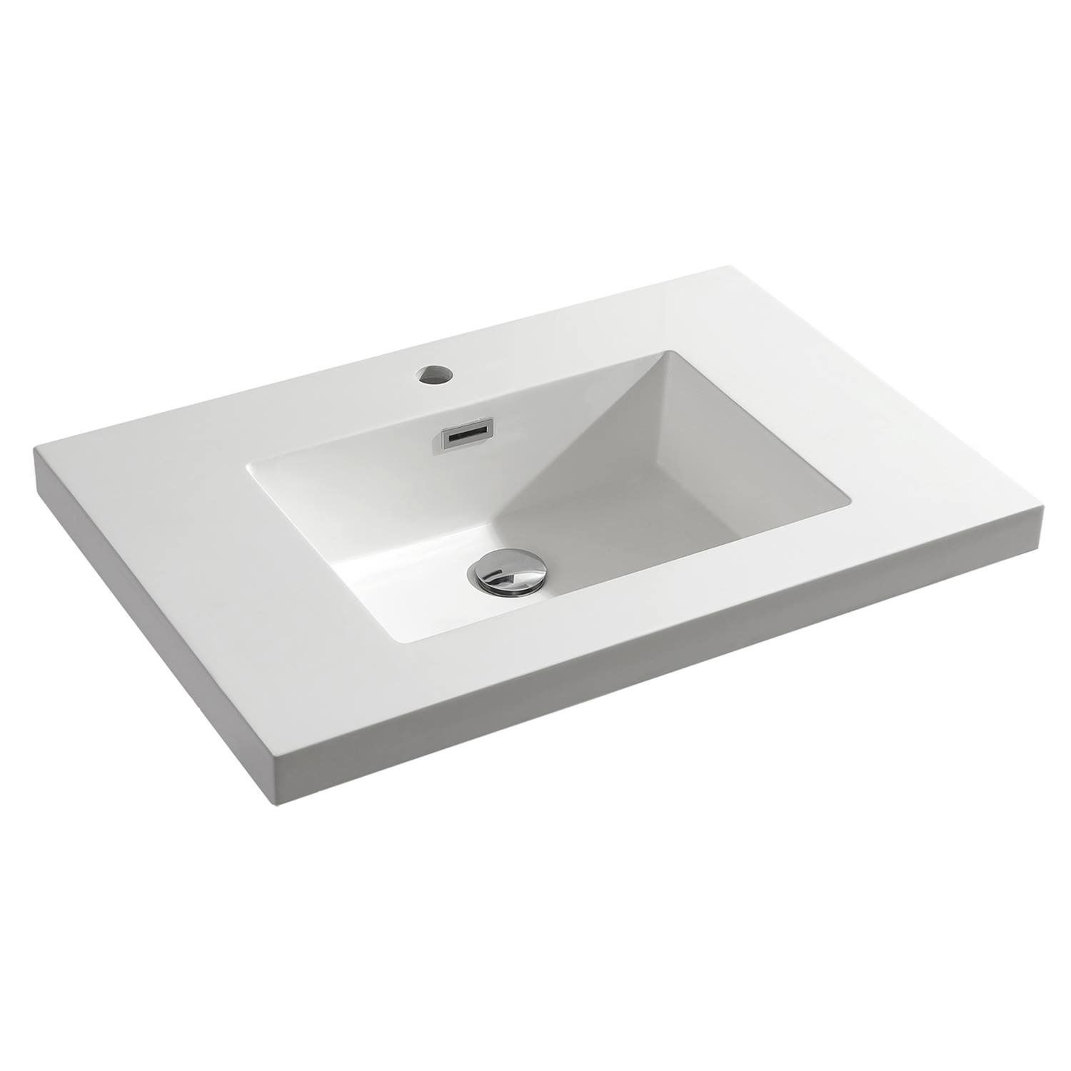 Wastafel Differnz Reno 75 cm Wit Differnz