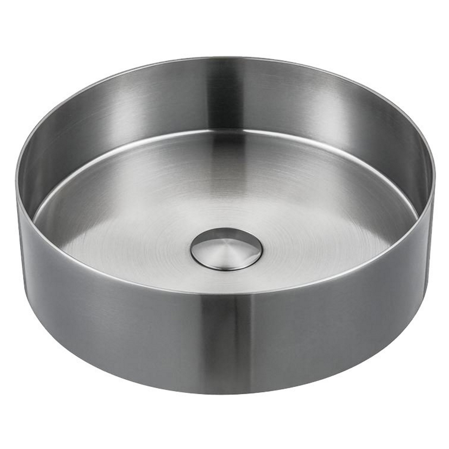 Waskom Sapho Aurum Rond 38 x 11 cm Mat RVS Sapho
