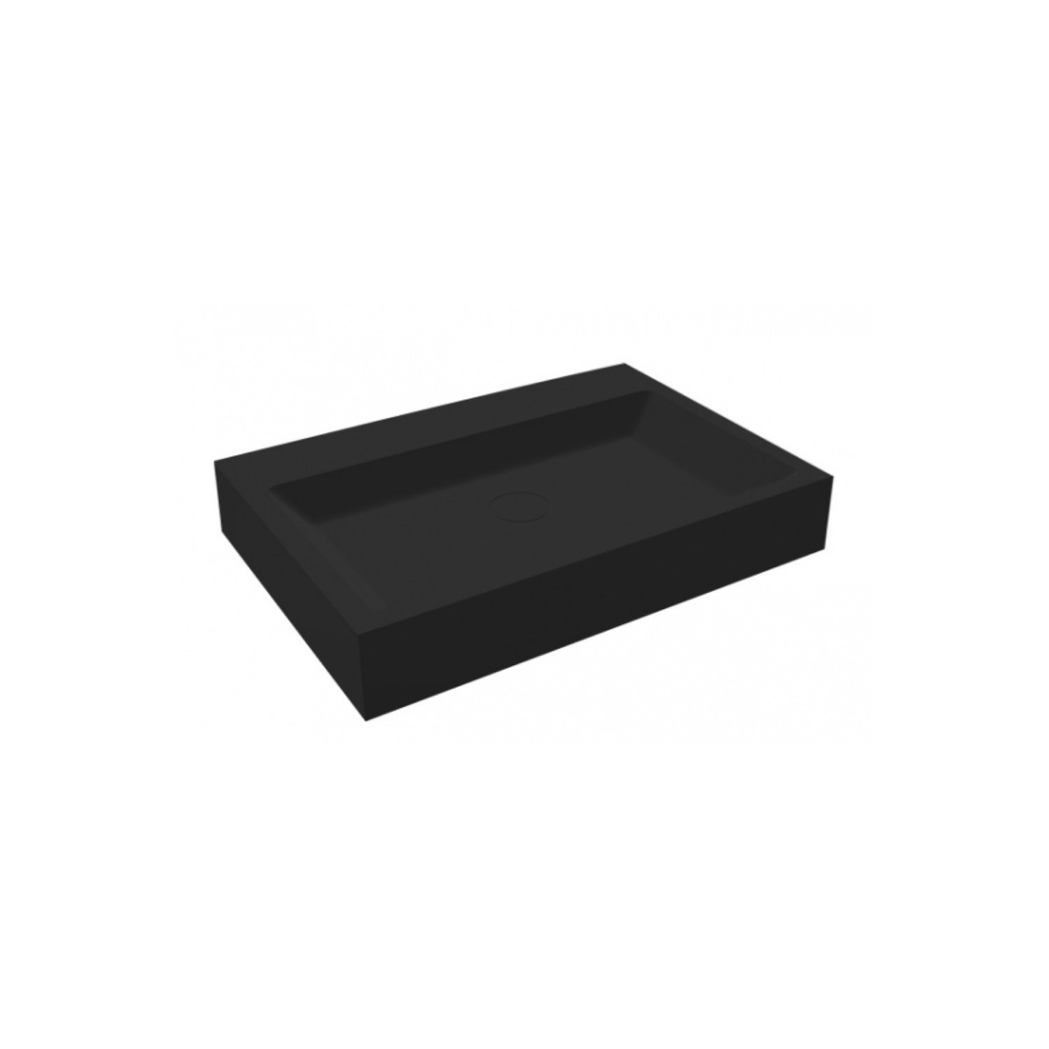 Best Design Wastafel Opera-60 Just-Solid 60x42x10 cm Mat Zwart