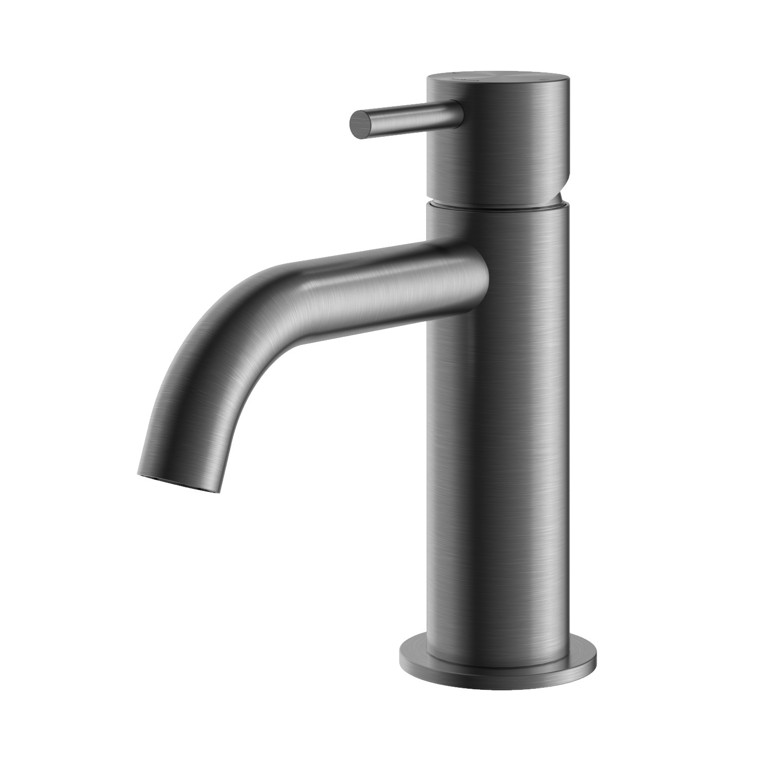Hotbath Wastafelmengkraan Archie Zonder Waste Geborsteld Gunmetal PVD
