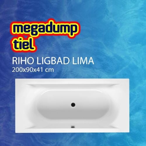 Ligbad Lima 200X90X41 cm Wit Riho