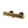 Hotbath Douchemengkraan Hotbath Archie Thermostatisch met 1/2" Doucheslang Onderaansluiting Geborsteld Messing PVD