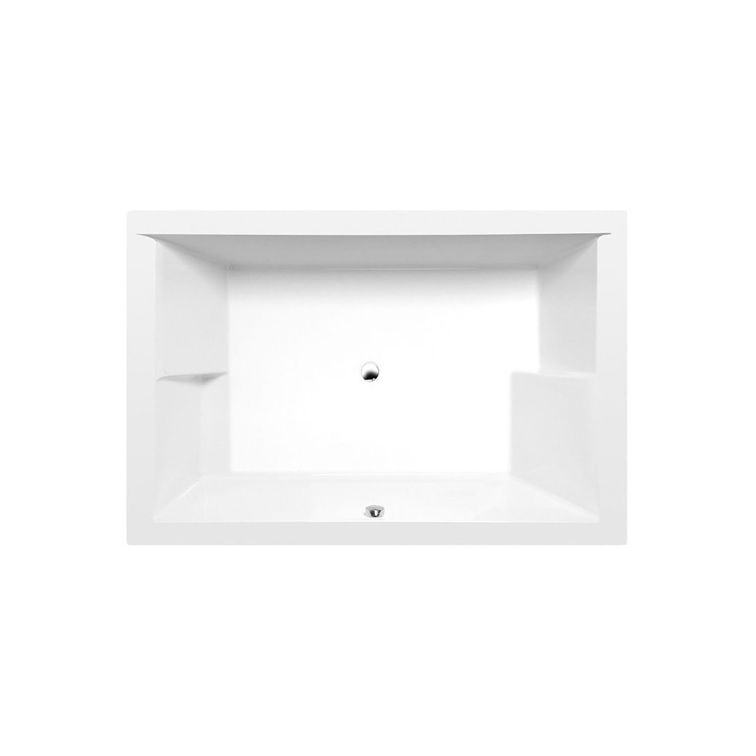 Ligbad Polysan Dupla Inbouw 180x120x54 cm Wit Polysan