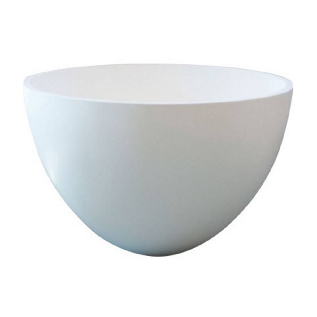 Best Design Waskom Just Solid Surface Opbouw Eco 48 cm Glans Wit