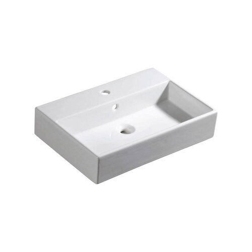 Wastafel Sapho Purity Rechthoekig 60x42 cm Keramiek Wit 