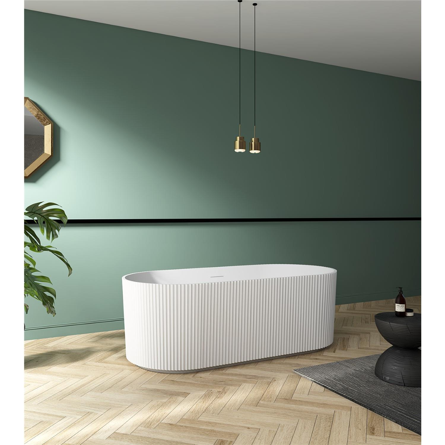Vrijstaand Ligbad Arcqua Costilla 170x80 Acryl Glans Wit Arcqua