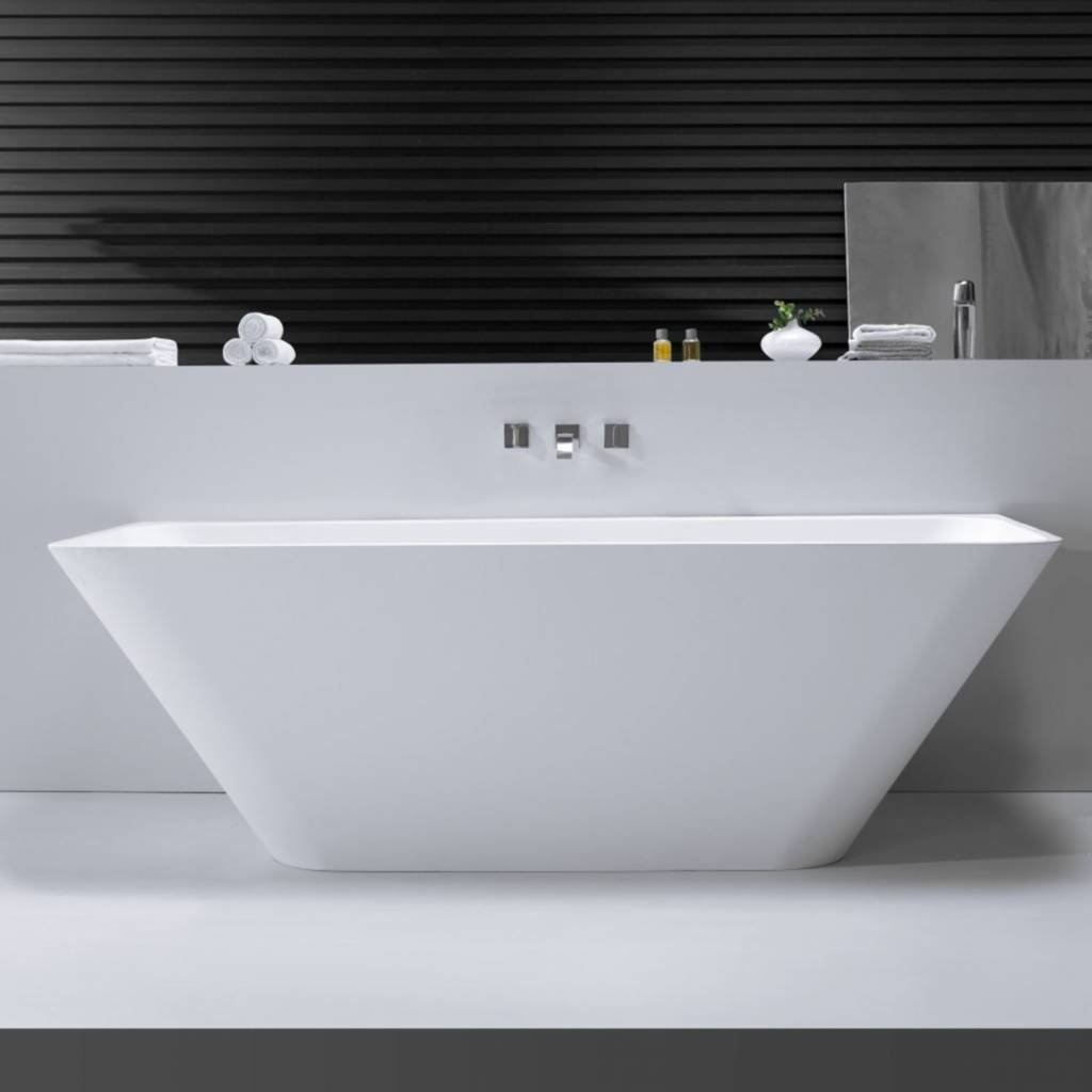 Half Vrijstaand Bad Solid Surface 179X84.5X57.5 cm Aqua Splash