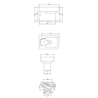 Wiesbaden Carr� wandcloset+zitting diepspoel wit