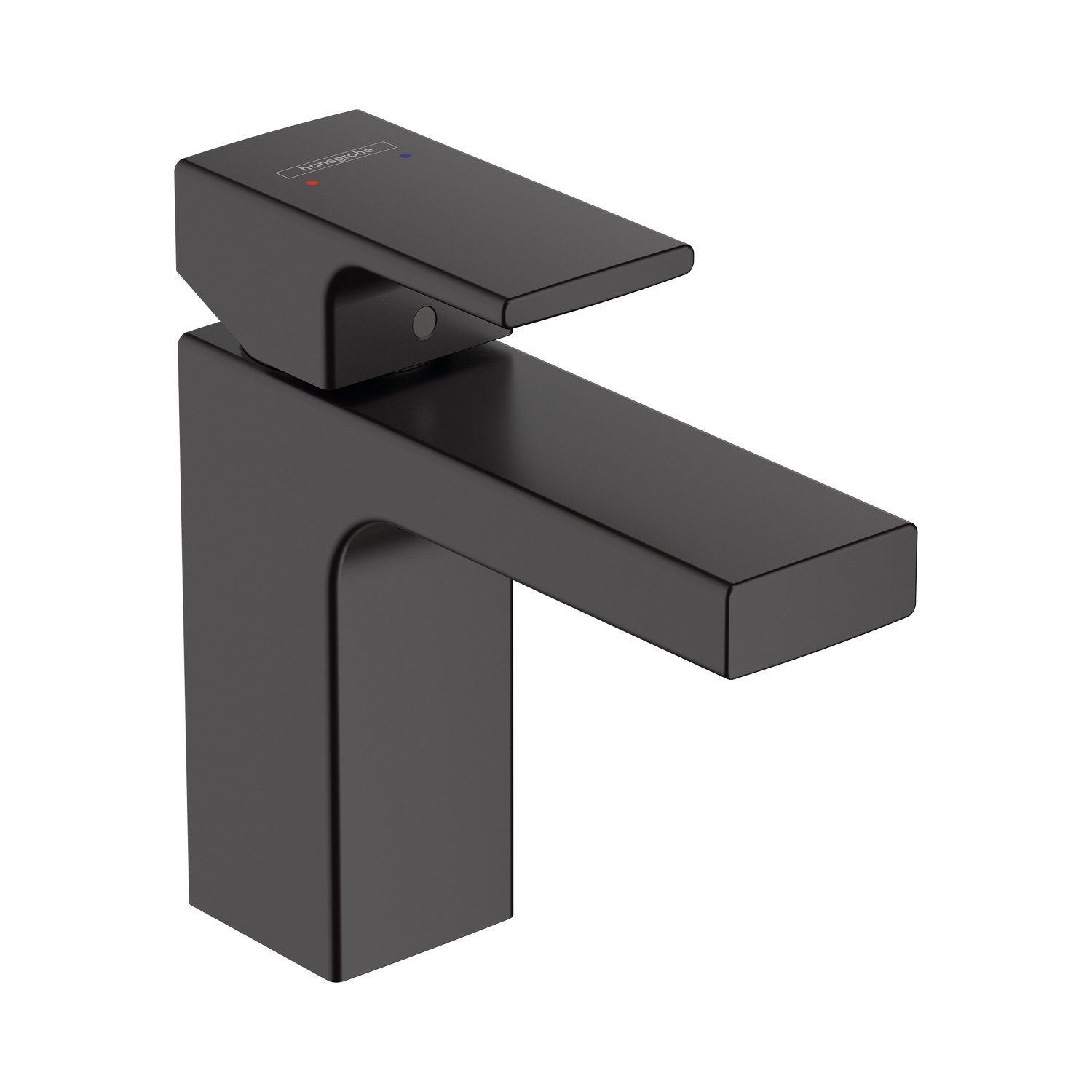 Hansgrohe Wastafelmengkraan Vernis Shape Eengreeps 100 Zonder Afvoer Mat Zwart
