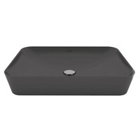 Opbouw Wastafel Creavit Juno 60x40cm Keramiek Mat Antraciet