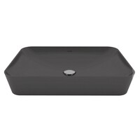 Opbouw Wastafel Creavit Juno 60x40cm Keramiek Mat Antraciet