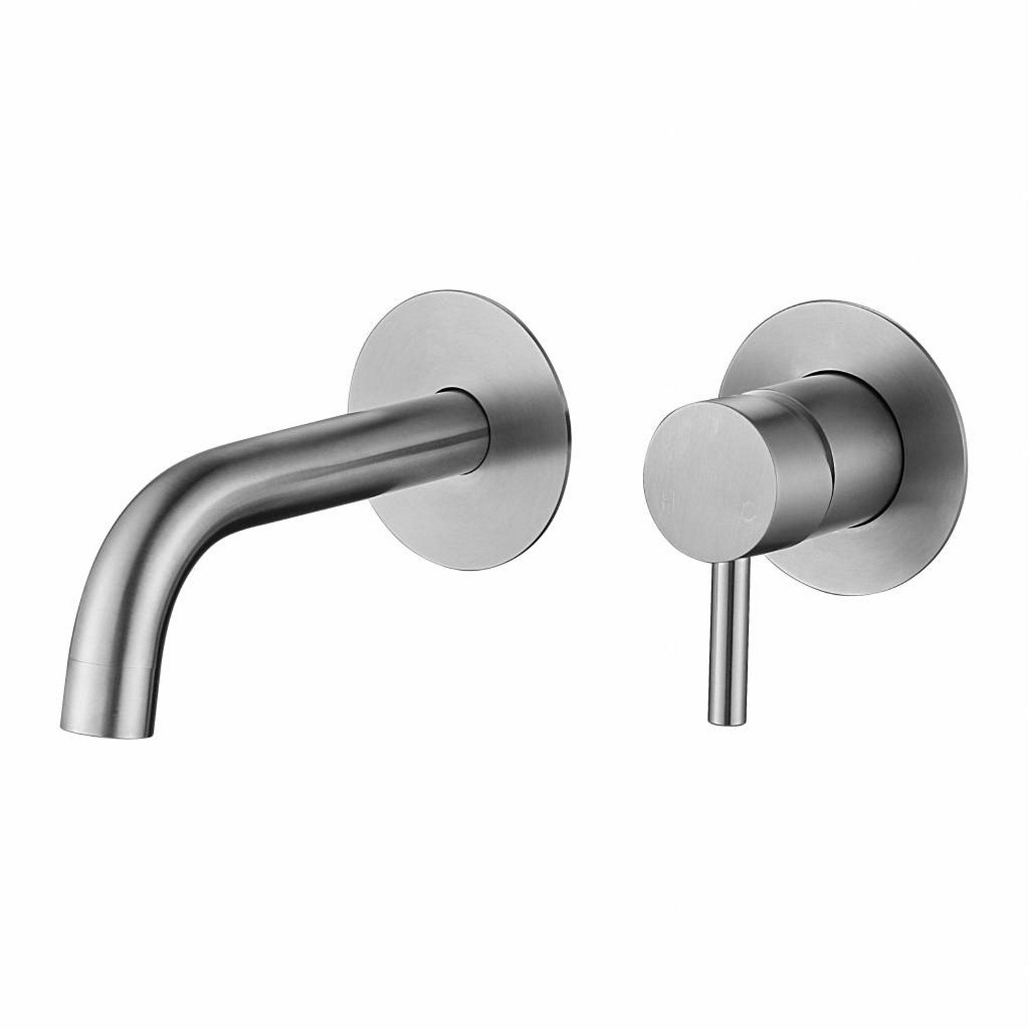 Wastafelmengkraan Inbouw Sanilux 20 cm RVS Sanilux