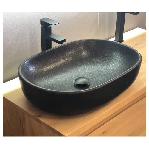 Waskom Casajoy 60x42x15cm Keramiek Milan Zwart 