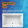 Ligbad Castello 180X120X45 Cm Wit