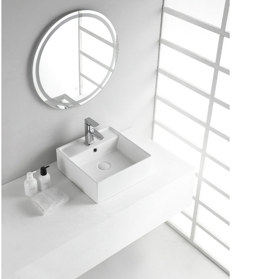 Wiesbaden Larx wastafel 410x410x150mm