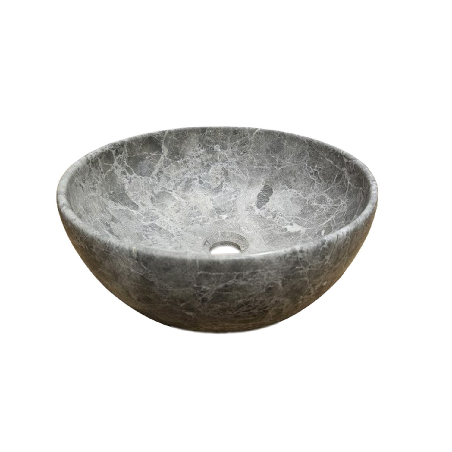 Waskom Sanilux Wander Marmer Rond Tundra Grey Sanilux