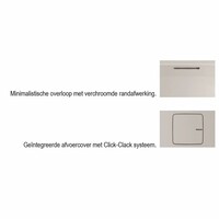 Ligbad Riho Still Square met LED en Hoofdsteun 170x75 cm Acryl Wit