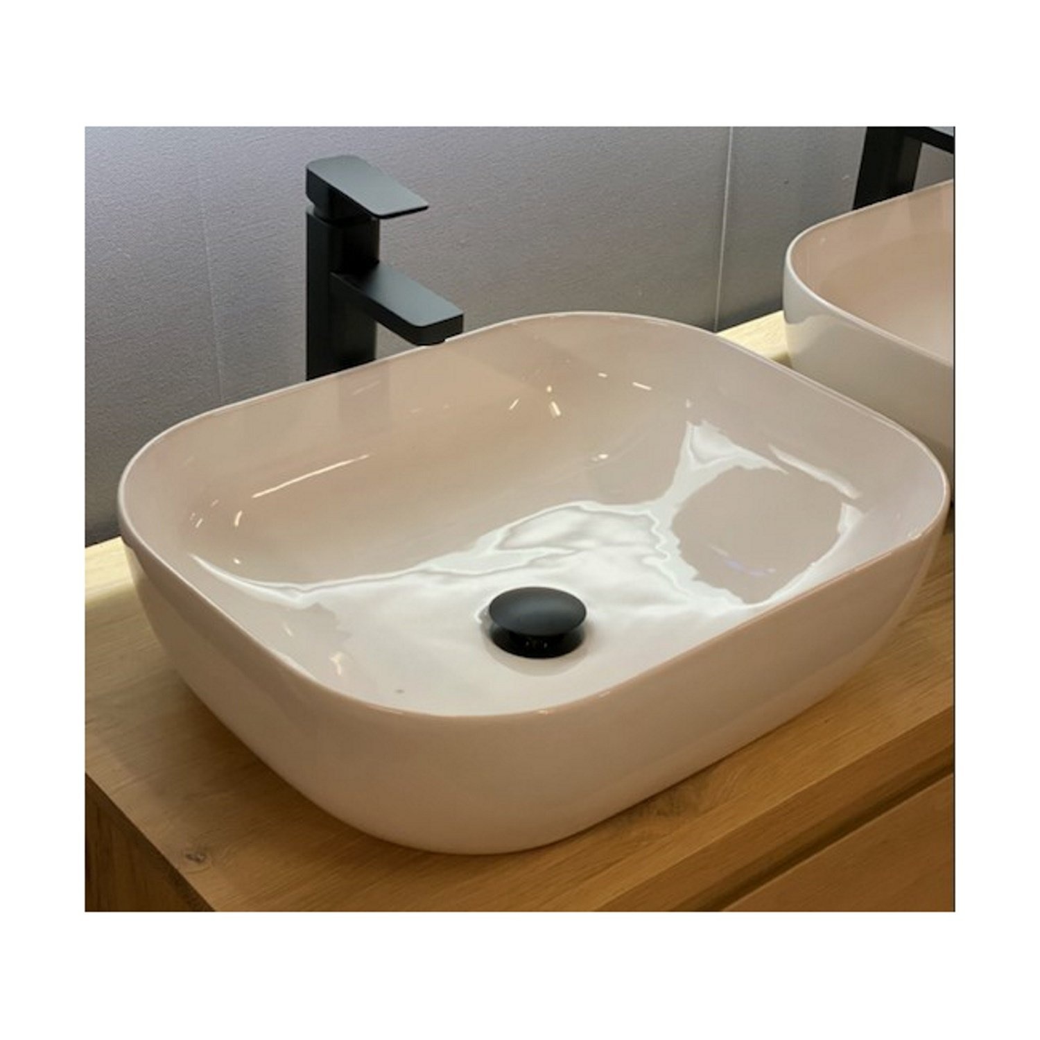Waskom Casajoy 49x40x15 cm Keramiek Napoli Wit Casajoy