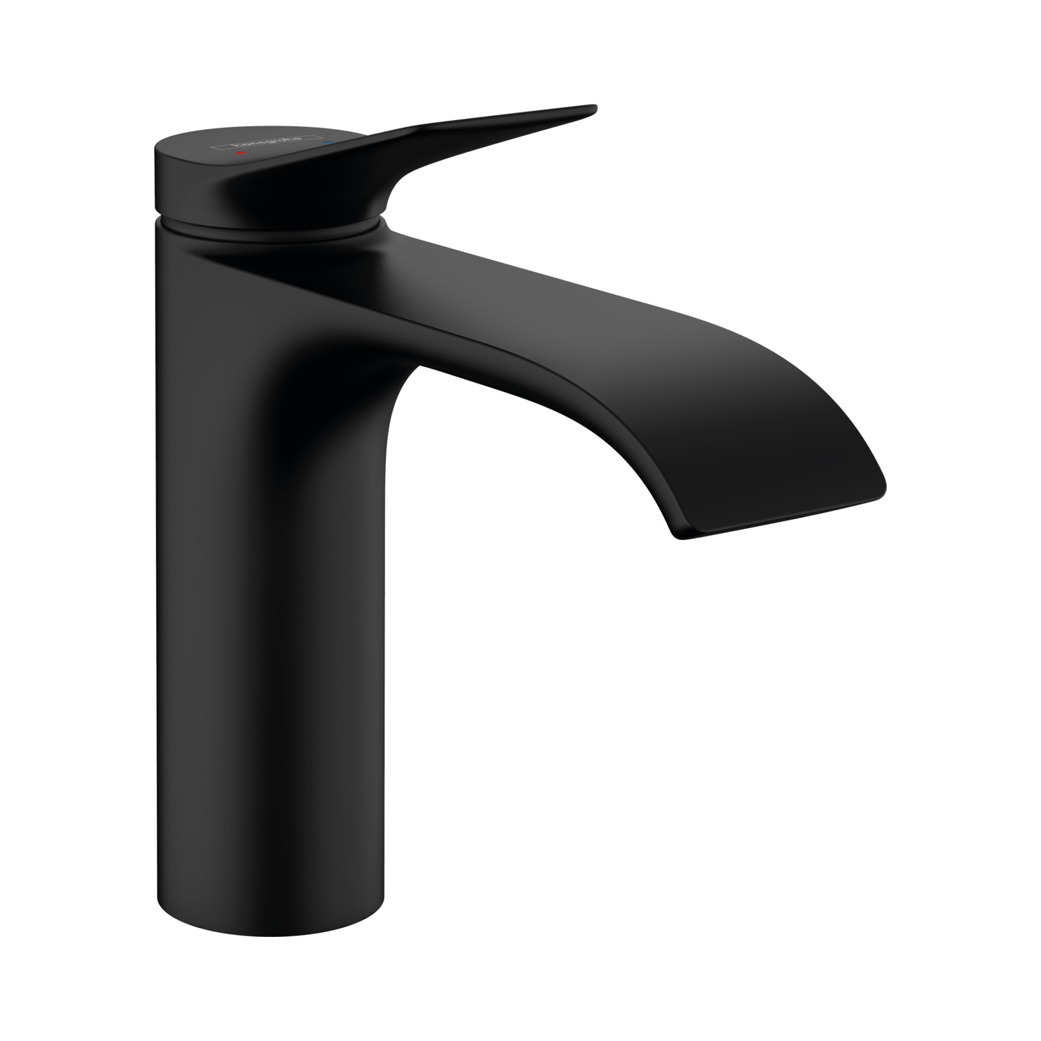 Hansgrohe Wastafelmengkraan Vivenis Eengreeps 110 Met Trekwaste Mat Zwart