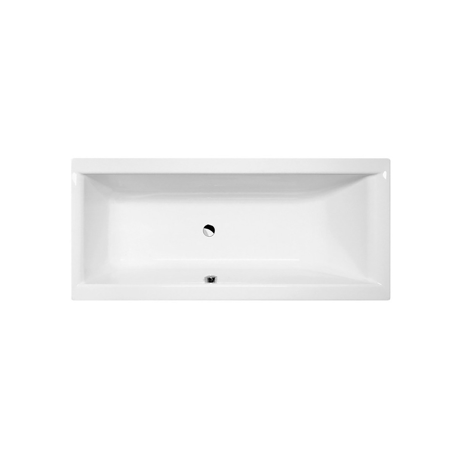 Ligbad Polysan Cleo Slim Inbouw 170x70x48 cm Wit Polysan