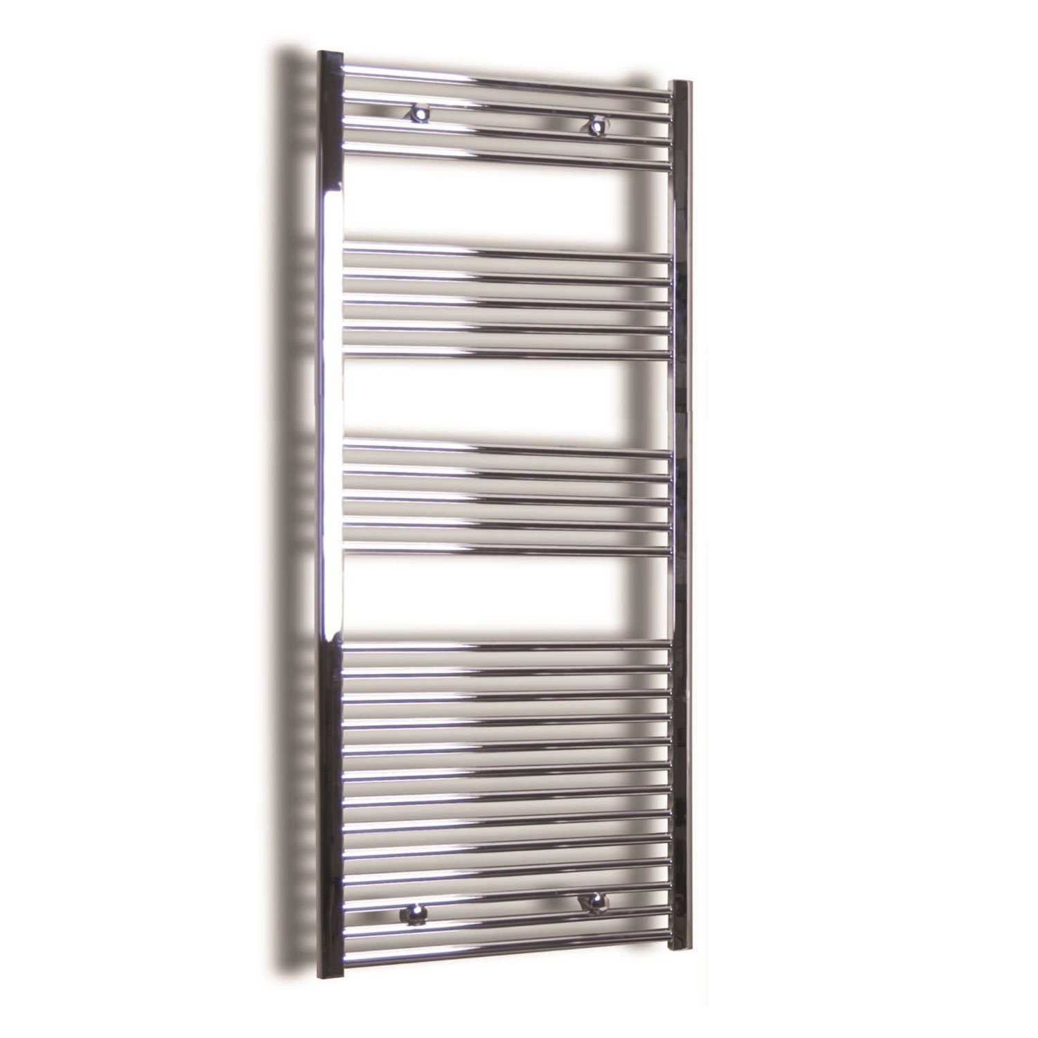 Elektrische Design Radiator Sanicare Plug & Play 172x60 cm Chroom 1127 Watt Met Chroom Thermostaat Links Sanicare