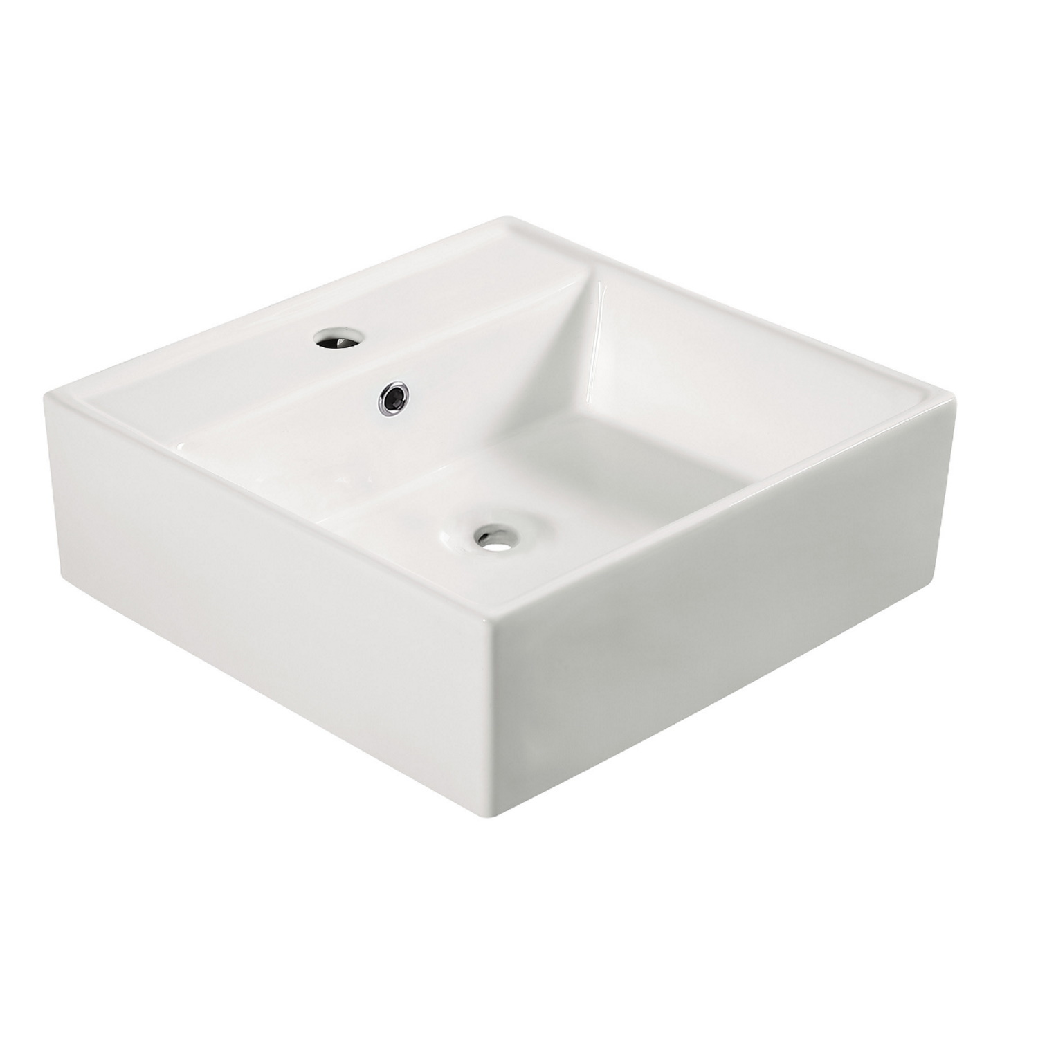 Wiesbaden Larx wastafel 460x460x165 mm