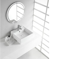 Wiesbaden Larx wastafel 460x460x165mm