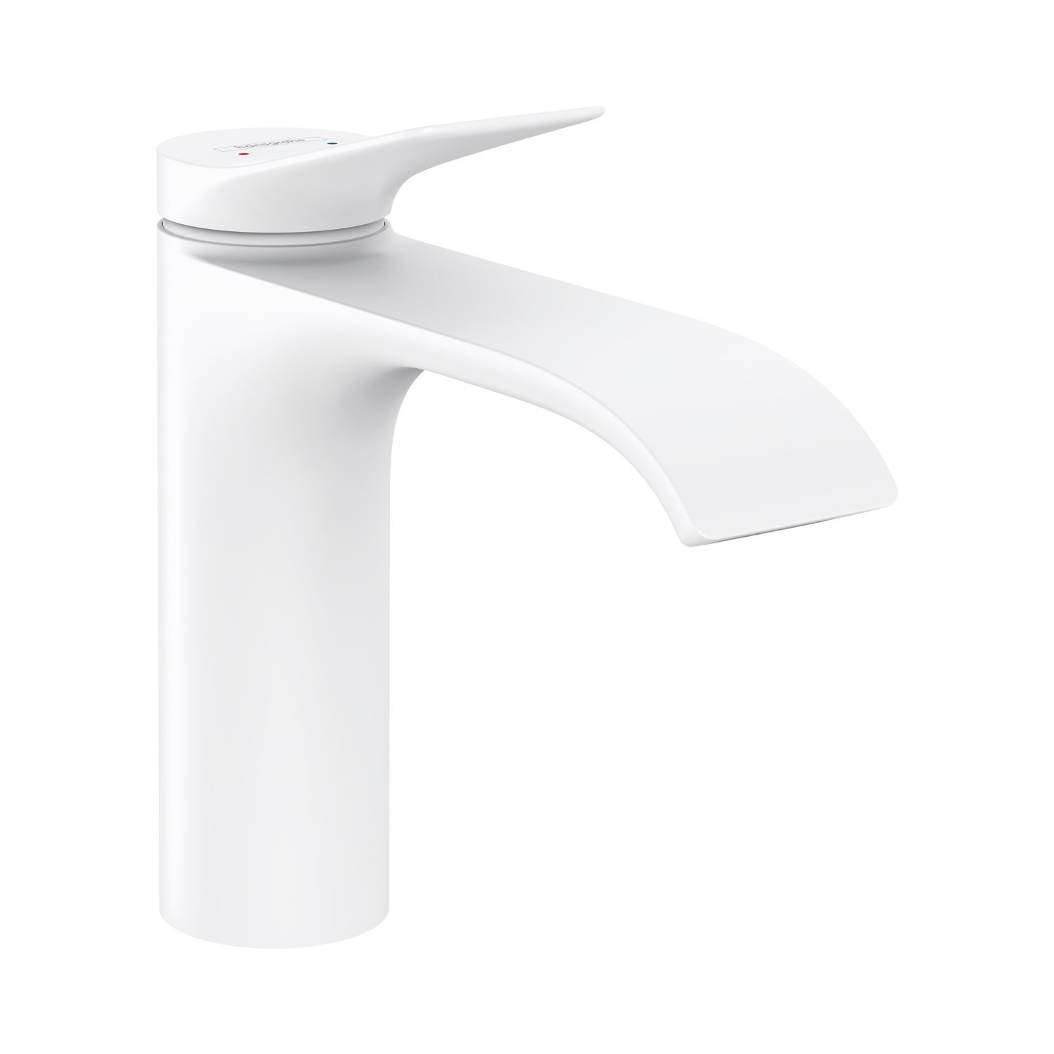 Hansgrohe Wastafelmengkraan Vivenis Eengreeps 110 Met Trekwaste Mat Wit
