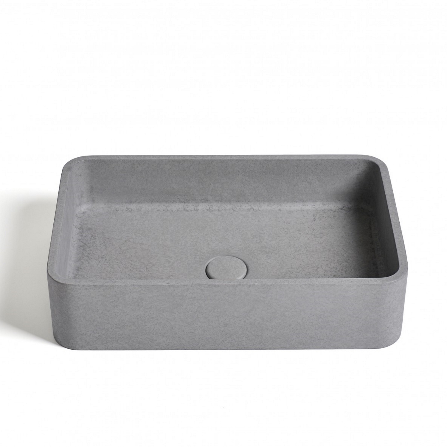 Waskom Ideavit Idea.Gaia 50x32.5x12 cm Vierkant Beton Grijs Ideavit