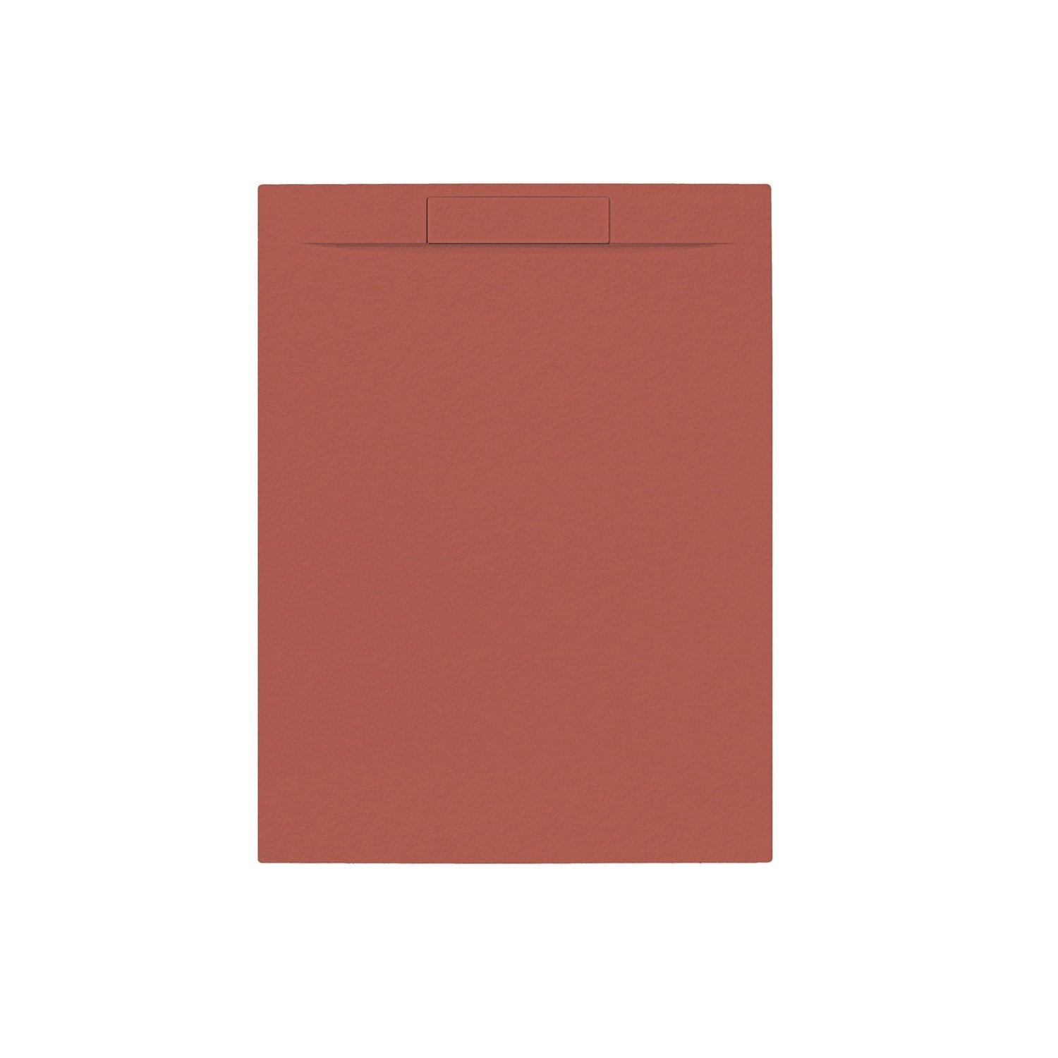 Douchebak + Sifon Allibert Rectangle 120x90 cm Mat Rood Terracotta Allibert